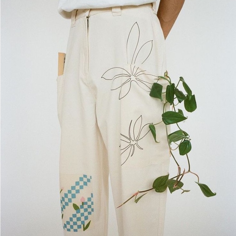 KOTN x Jess Chen collab trousers